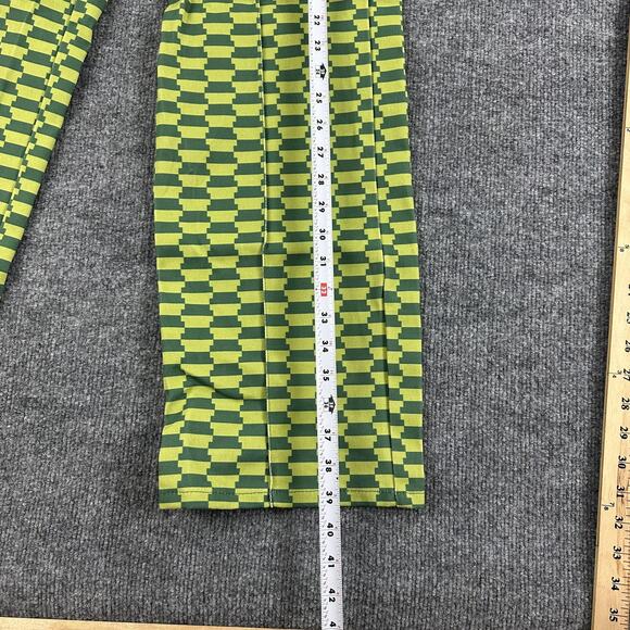 Lisa Says Gah Jeans Women 26 Robyn Wide Leg Vintage Rug Bocce Court Geometric - Picture 14 of 16